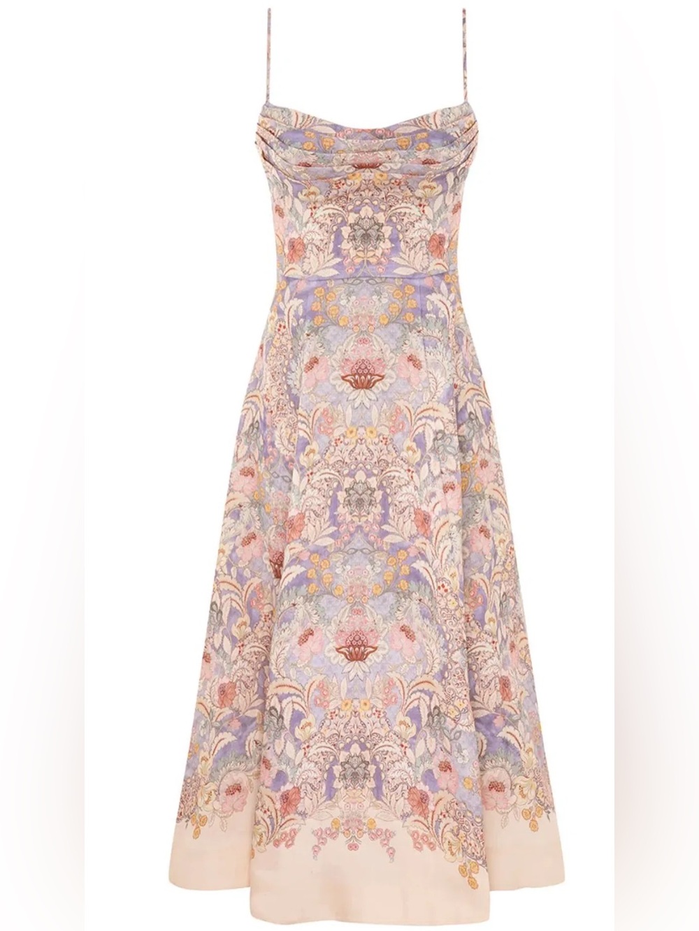ZIMMERMANN Rebellion Tuck Midi Dress Size 3